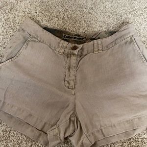 Tailor Vintage Size 2 linen shorts